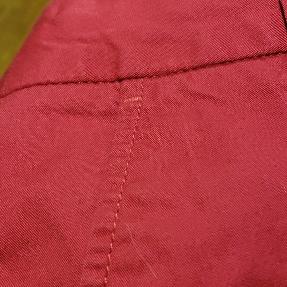 J crew dark pink cotton lived in chino short - Picture 4 of 4